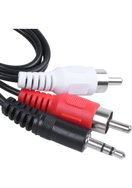 3 5 mm Kulaklık Fişi Jakı - 2 x Rca Av Ses Kablosu (Yurt Dışından)