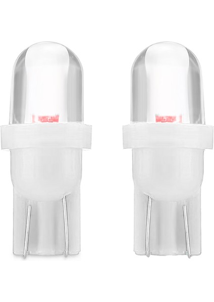 T10 Dipsiz Park Sinyal Ampul 12V W5W 2 Adet Beyaz Renk
