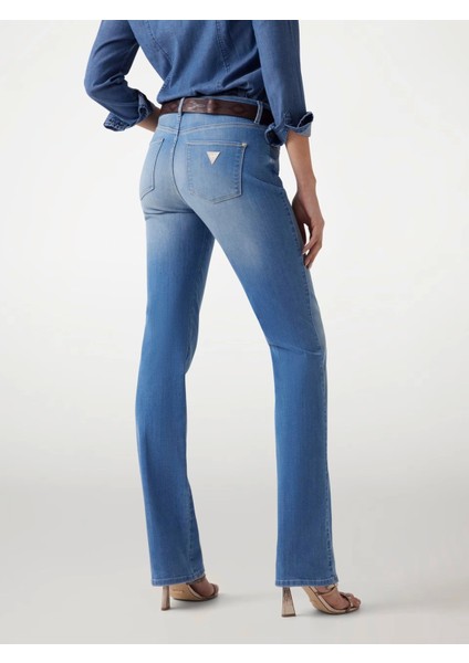 Kadın Mavi Sexy Straight Jean Pantolon fiyatları