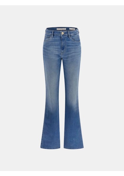 Kadın Mavi Sexy Straight Jean Pantolon indirimleri