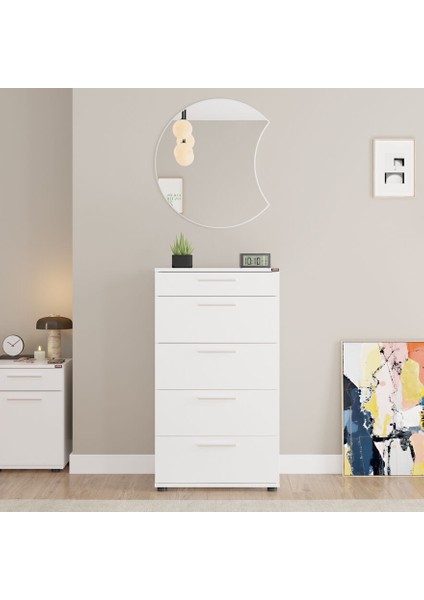 Sephia Yemek Odası Aynası Hilal - Diamond Beyaz 67 x 2 x 72 cm fırsatları