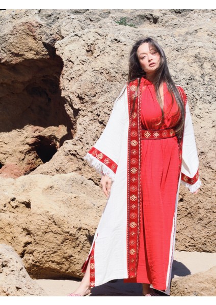 Tarsus Kaftan / Kırmızı
