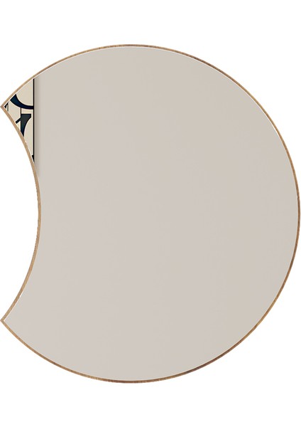 Sephia Yemek Odası Aynası Hilal - Oslo Ceviz 67X2X72 cm indirimleri