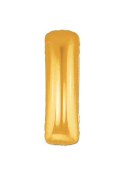Altın Sarısı Folyo Harf Balon 1 Metre