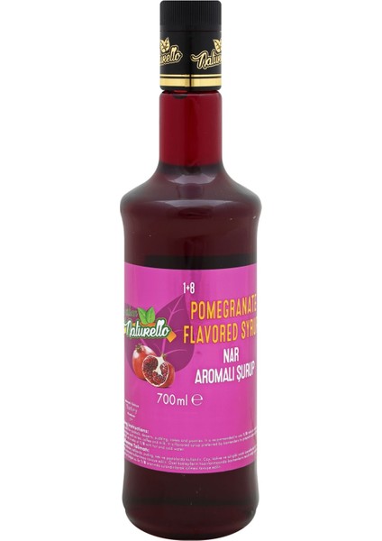 Naturello Nar Aromalı Şurup 700 ml