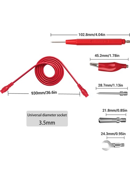 16 Adet Multimetre Test Kiti Dijital Multimetre U Tipi Probu Için Değiştirilebilir (Yurt Dışından) modelleri