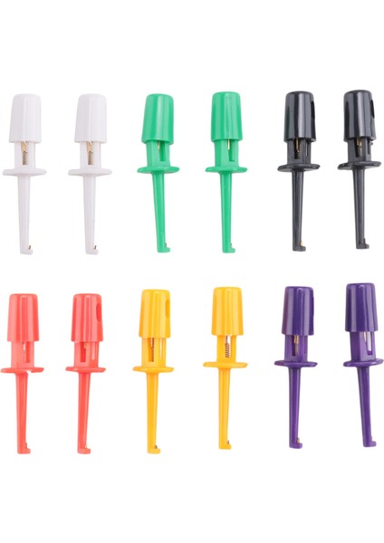 Renkli 12 Parçalı Test Probu Kancası Mini Ic Test Kancası Smd Tel Takımı (Yurt Dışından)