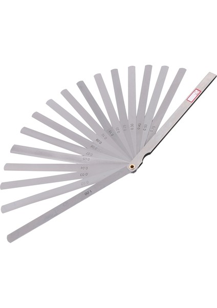 200MM Uzun 17 Yaprak 0.02MM-1.0MM Boşluk Kalın Ölçüm Feeler Ölçer (Yurt Dışından) fiyatları