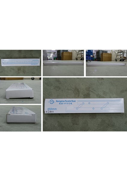 Deniz Cetveli Cetvel Haritalama Noktaları Paralel Cetvel 450MM Çekmek (Yurt Dışından)