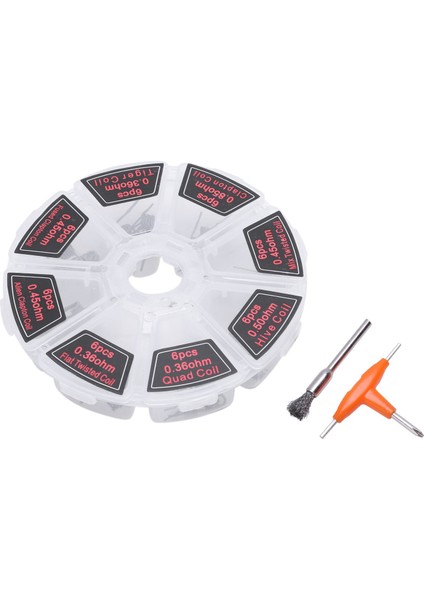 8 In 1 Clapton Coil Platte Twisted Mix Twisted Fused Clapton Coil (Yurt Dışından)