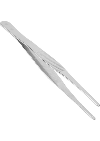 5.5" Uzun Gümüş Tonlu Paslanmaz Çelik Yuvarlak Uçlu Cımbız (Yurt Dışından)