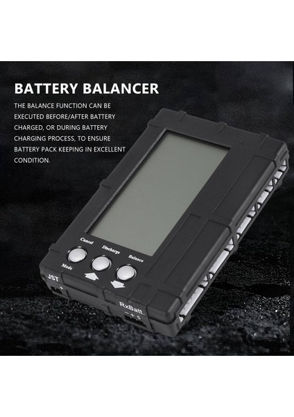 3'ü 1 Arada LCD Rc Pil Deşarj Cihazı Dengeleyici Ölçer Test Cihazı Pil Için (Yurt Dışından)