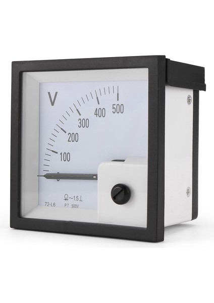 72-L6 Voltmetre 500V Işaretçi Tip Voltaj Ölçer (Yurt Dışından)
