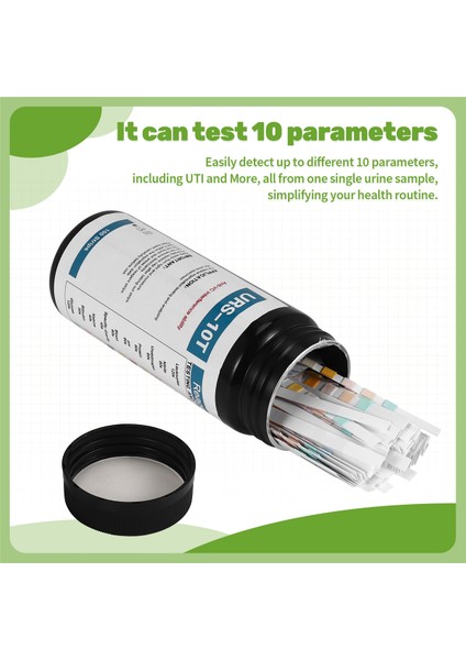 100 Şerit Idrar Test Şeridi 10 Parametre (Yurt Dışından)