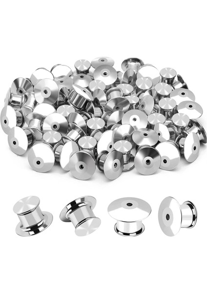 100 Adet Kilit Pimi Arka Kilit Pimi Tutucu Tokası, Broş Emaye Için (Yurt Dışından) fiyatları