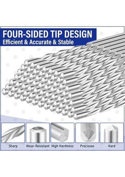 50 Adet Alçıpan Ucu 1/8 Inç Spiral Testere Ucu Kesme Uçları (Yurt Dışından)
