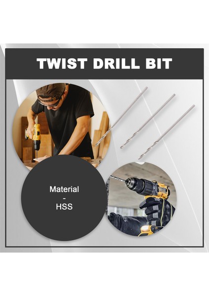20 Adet 30MM Uzunluğunda 0.8mm Çapında Mikro Hss Büküm Matkap Ucu (Yurt Dışından)