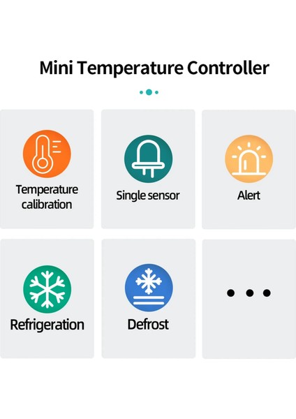 ETC-902 220V Ac Dijital Sıcaklık Kontrol Cihazı Termostat Termoregülatör Yüksek Hassasiyetli Sensörlü Kuluçka Makinesi (Yurt Dışından)