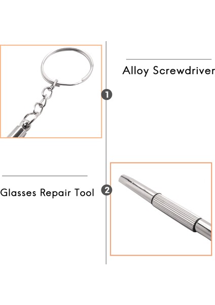 3'ü 1 Arada Mini Alaşım Tornavida Anahtarlık Saat Gözlük Tamir Aleti (Yurt Dışından) indirimleri