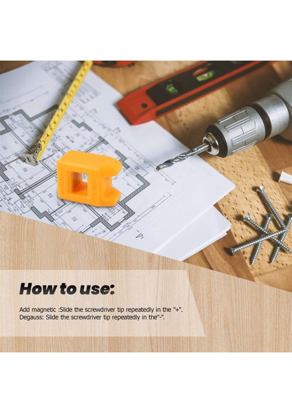 Tornavida Mıknatıslayıcı Degaussing Demagnetizer Manyetik Sarı (Yurt Dışından) modelleri