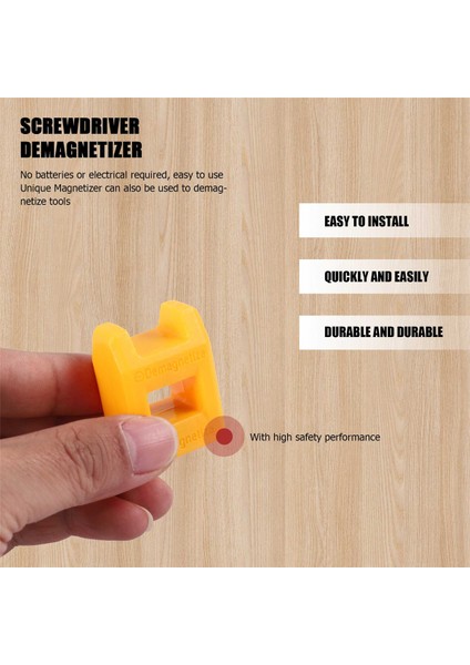 Tornavida Mıknatıslayıcı Degaussing Demagnetizer Manyetik Sarı (Yurt Dışından) fırsatları