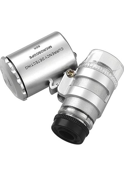 Taşınabilir Mini Cep 60X Mikroskop Mücevher Büyüteci (Yurt Dışından)