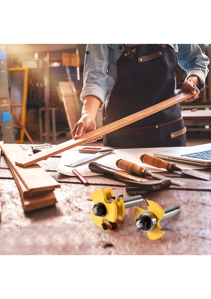 Dil ve Oluk Seti, 1/2 Inç Saplı T Şekilli Ağaç Işleme Aleti (2 Adet) (Yurt Dışından) indirimleri