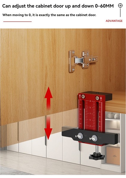 Dolap Kapısı Montajı Konumlandırıcı Çok Yönlü Donanım Jig Yüksek Ağaç Işçiliği Zahmetsiz Zihin Güç Aleti (Yurt Dışından) fiyatları