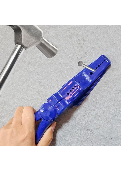 Çivi Kelepçesi Çivi Çakma Yardımcısı Çivi Kelepçesi Çekiç Koruyucu Çivi Aleti (Yurt Dışından)
