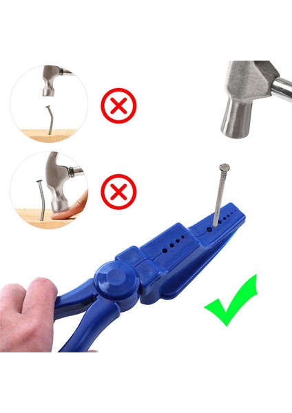 Çivi Kelepçesi Çivi Çakma Yardımcısı Çivi Kelepçesi Çekiç Koruyucu Çivi Aleti (Yurt Dışından) fırsatları