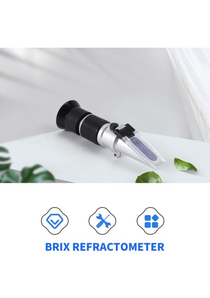 Refraktometre - Refraktometre 0-90% Brix, Şeker Seviyesi (Yurt Dışından)