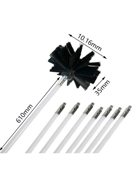 Üstten Alt Baca Temizleme Fırçası, Yangına Dayanıklı Naylon Kıllar (Yurt Dışından) indirimleri