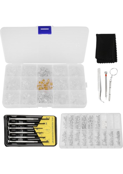 Gözlük ve Güneş Gözlüğü Tamir Takımı, Gözlük Tornavidaları ile (Yurt Dışından)