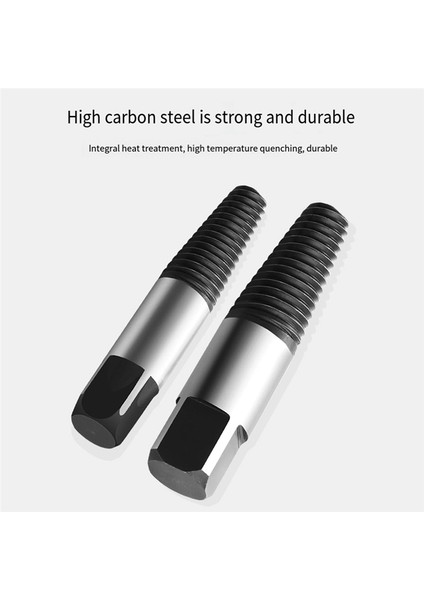 6 Adet Kırık Vida Çıkarma Seti 3-25MM Matkap Seti Karbon Çelik (Yurt Dışından)