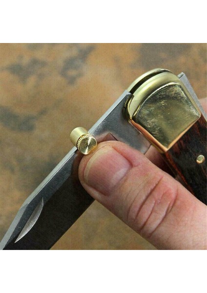 Buck 110 Katlanır Bıçağa Uygun 8 Adet Başparmak Saplaması, Evrensel Yedek (Yurt Dışından)