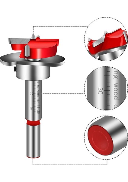 Mobilya Ahşabı Için Bit Konumlandırıcılı 35MM Menteşe Jig Matkap Kılavuz Seti (Yurt Dışından) fırsatları