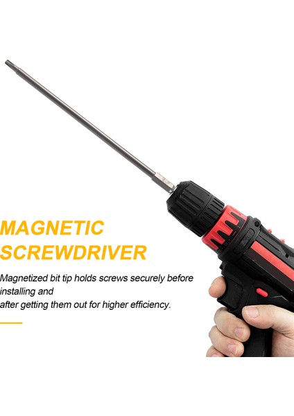 1/4 Inç Shank T20 Manyetik Torx Güvenlik Tornavida Ucu 150 mm Uzunluk (Yurt Dışından) fırsatları