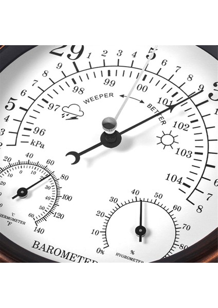 3 In 1 Ometre Termometre Higrometre Atmosfer Basıncı Sıcaklık Ölçer Açık Hava Istasyonu Nem Ölçer (Yurt Dışından)