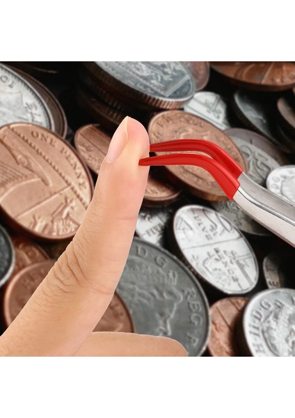 2 Adet Kauçuk Eğik Uçlu Cımbız (Kırmızı) (Yurt Dışından) fırsatları