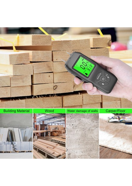 Dijital Nem Ölçer, Su Kaçak Dedektörü, Nem Test Cihazı, Pin Tipi, Arkadan Aydınlatmalı LCD Ekran, Ahşap Nem Test Cihazı (Yurt Dışından) indirimleri