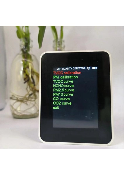 12'si 1 Arada Hava Kalitesi Monitörü Co2 Monitörü Zaman/tarih Göstergeli Wıfı Pm2.5 PM10 Co Co2 Tvoc Hcho Aqı Test Cihazı, Siyah (Yurt Dışından) indirimleri