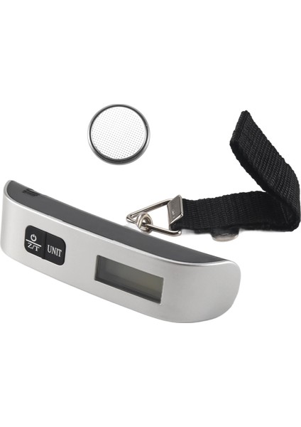 50KG x 50G Dijital LCD El Bagajı Bagaj Ağırlık Ölçeği Termometresi (Yurt Dışından)