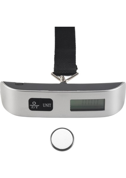 50KG x 50G Dijital LCD El Bagajı Bagaj Ağırlık Ölçeği Termometresi (Yurt Dışından)