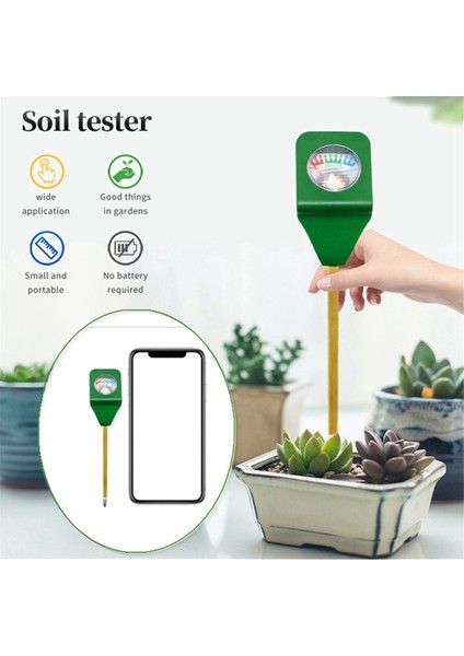 Mini Toprak Nem Ölçer Nem Test Cihazı Toprak Ölçer Bitki Toprak Kiti Bahçe Bitkileri Için Nem Test Cihazı Test Cihazı (Yurt Dışından) fırsatları