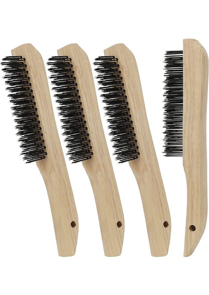 Kaynak Cürufunu Temizlemek Için 4 Adet Tel Fırça, 10 Inç Saplı Fırça (Yurt Dışından) modelleri