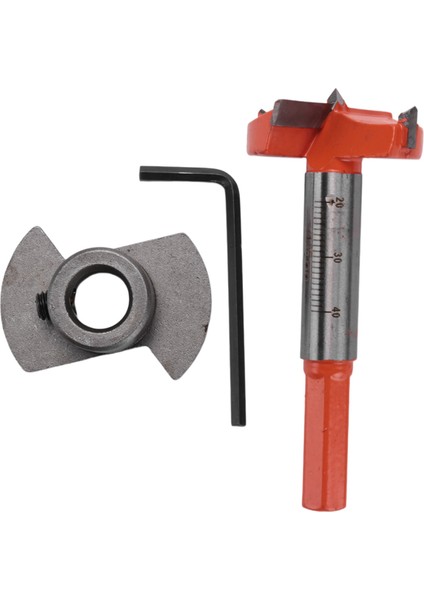 Menteşe Jig Matkap Kılavuz Seti, Altıgen Saplı Ayarlanabilir 35MM Forstner Ucu (Yurt Dışından)