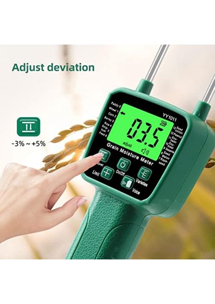 Saman Nemi Test Cihazı, Taşınabilir Saman Nemi Ölçer, Tahıl Samanı, Soya Fasulyesi Için LCD Ekranlı Dijital Tahıl Nemi Ölçer (Yurt Dışından) modelleri