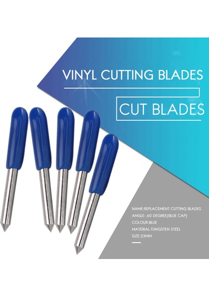 Cricut Explore Air 2 Için 50 Adet Kesme Bıçağı 60 Derece Kesme Bıçakları (Yurt Dışından)