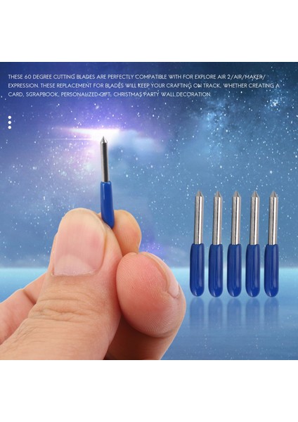Cricut Explore Air 2 Için 50 Adet Kesme Bıçağı 60 Derece Kesme Bıçakları (Yurt Dışından) modelleri