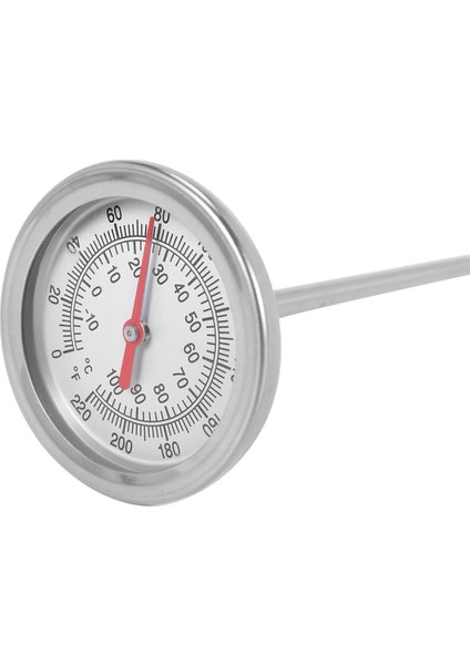 Uzun Saplı Kompost Toprak Termometresi - Hızlı Tepkili Paslanmaz Çelik 20 Inç - Ölçüm Probu - Fahrenheit ve Santigrat (Yurt Dışından)